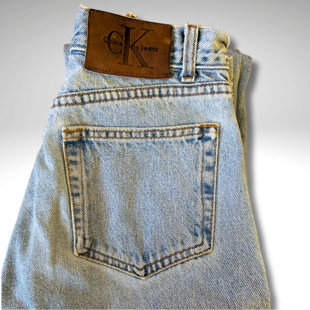 Calvin Klein Light Blue Straight Leg Jeans